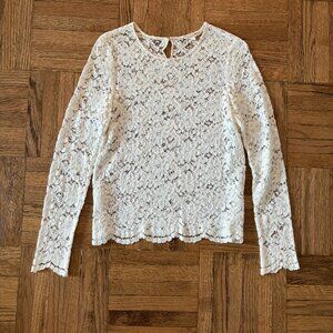 Alexa Chung for Madewell Ivory Lace Top